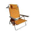 Snow Joe Bliss Hammocks Folding Beach Chair W Towel Rack BBC-352-AL